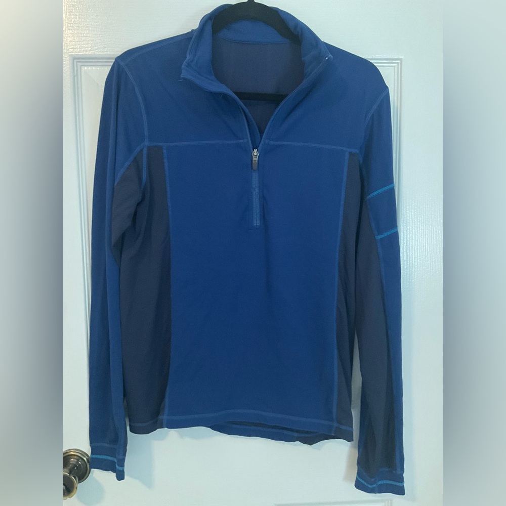 Blue Quarter-Zip Pullover. Lululemon women’s small.